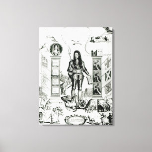 The Emblem of England, oktober 1690 Canvas Afdruk