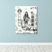 The Emblem of England, oktober 1690 Canvas Afdruk (Insitu (Houten vloer))