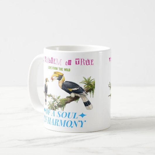 The emblem of true love from the wild  koffiemok (Voorkant links)