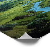 The Emerald Vein: A Sun-Drenched Passage Poster (Hoek)