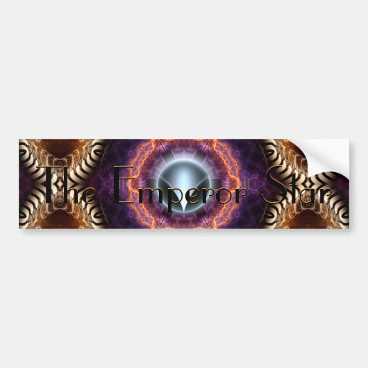 The Emperor Star Bumpersticker (Voorkant)