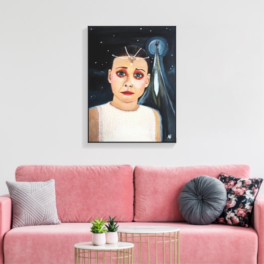 The Empress Painting by Alfred Fox Canvas Afdruk (Insitu (Woonkamer))