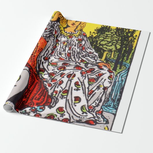 The Empress Tarot Card Cadeaupapier (Uitgerold)