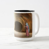 The Empty Tomb Two-Tone Mug, 15 oz Tweekleurige Koffiemok (Voorkant rechts)