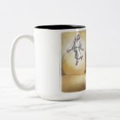 The Empty Tomb Two-Tone Mug, 15 oz Tweekleurige Koffiemok (Links)