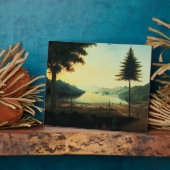 The Encampment at Lake George, New York, 1759 (oli Fotoplaat (Zijkant)