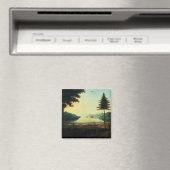 The Encampment at Lake George, New York, 1759 (oli Magneet (Insitu (Vaatwasser))