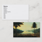 The Encampment at Lake George, New York, 1759 (oli Visitekaartje (Voorkant / Achterkant)