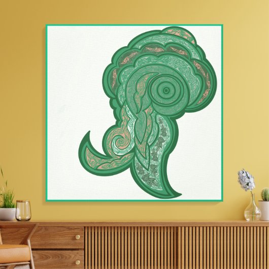 The Enchanted Coral Garden Canvas Afdruk (Insitu (Woonkamer))