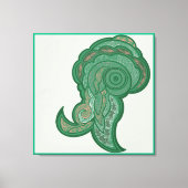 The Enchanted Coral Garden Canvas Afdruk (Voorkant)