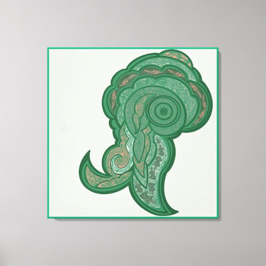 The Enchanted Coral Garden Canvas Afdruk (Voorkant)