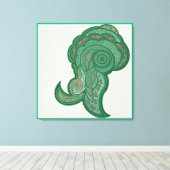 The Enchanted Coral Garden Canvas Afdruk (Insitu (Houten vloer))