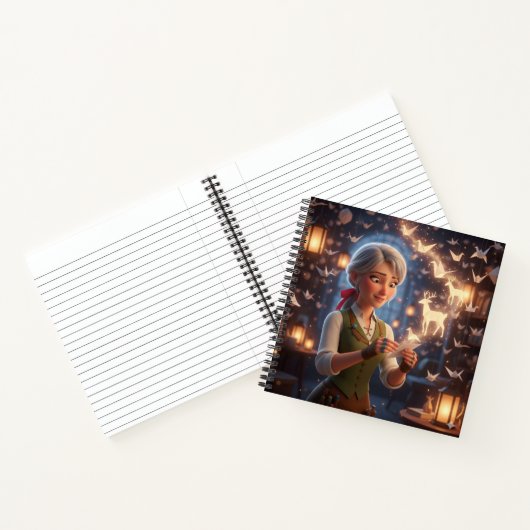 The Enchanted Paper Sculptor Notebook Notitieboek (Binnen)