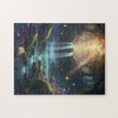 The Enchanted Purple Oasis Legpuzzel (Horizontaal)