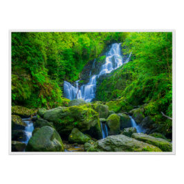 The Enchanting Cascade of Torc Waterfall Perfect Poster