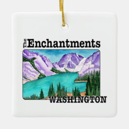 The Enchantments, het kerstornament van Washington Keramisch Ornament
