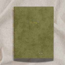The End | Custom Storyteller Green Journal Notitieboek