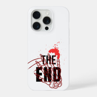 THE END – Griezige Horror Bloeddruppel Phonehoesje iPhone 15 Pro Case