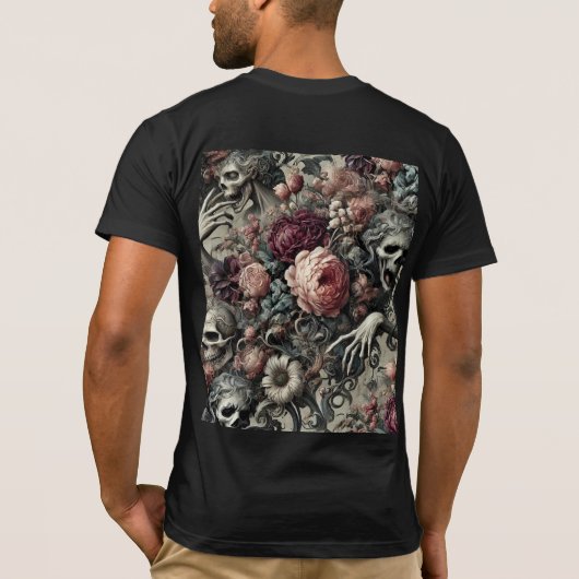 The End of Slumber – Gothic Victorian T-shirt (Achterkant)