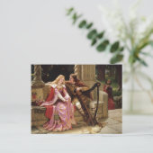 The End of the Song by Edmund Leighton, c. 1902 Briefkaart (Staand voorkant)