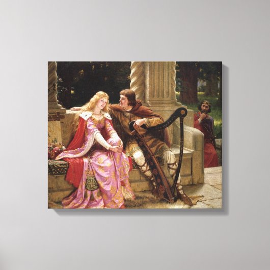 The End of the Song by Edmund Leighton, c. 1902 Canvas Afdruk (Voorkant)