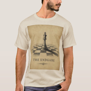The Endgame Vintage Schaak Koning T-shirt