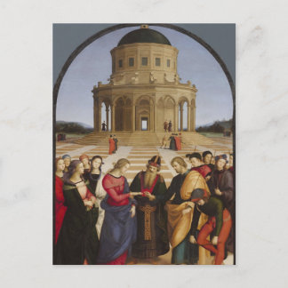 The Engagement of the Virgin Mary by Raphael      Briefkaart