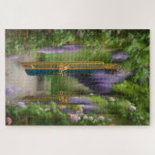 The English Garden Gate - Wisteria Legpuzzel (Horizontaal)