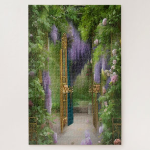 The English Garden Gate - Wisteria Legpuzzel