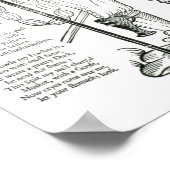 The English Irish Soldier, met nieuwe discipline Poster (Hoek)