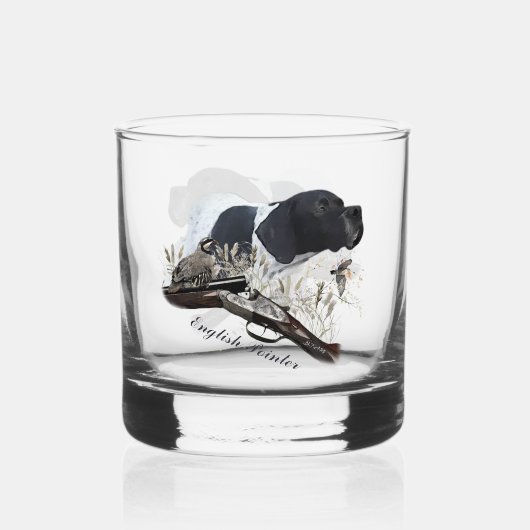 The English Pointer Whisky Glas (Achterkant)