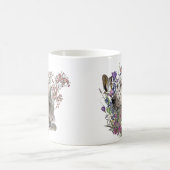 The English Setter Portrait , art Coffee Mok (Center)