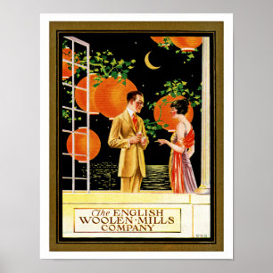 The English Woolen Mills Company Poster