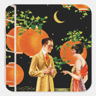 The English Woolen Mills Company Vierkante Sticker