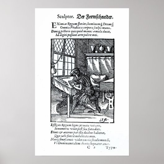 The Engraver, gepubliceerd door Hartman Schopper Poster (Voorkant)
