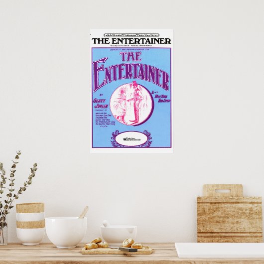 The Entertainer by Scott Joplin Poster (Keuken)