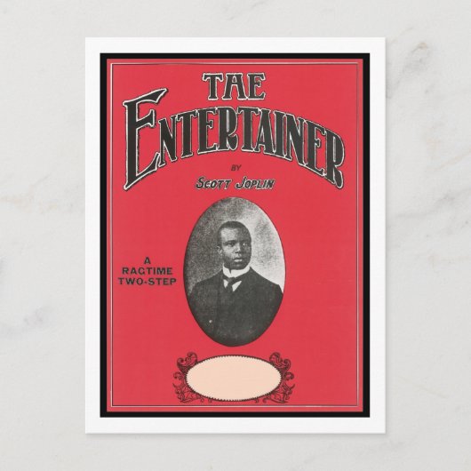 The Entertainer Scott Joplin Songbook Cove Briefkaart (Voorkant)