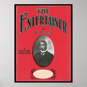 The Entertainer Scott Joplin  Songbook Cove Poster