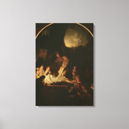 The Entombment, c.1639 Canvas Afdruk (Voorkant)