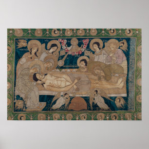 The Entombment, Moskouse School, 1678 Poster