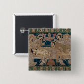 The Entombment, Moskouse School, 1678 Vierkante Button 5,1 Cm (Voorkant /achterkant)