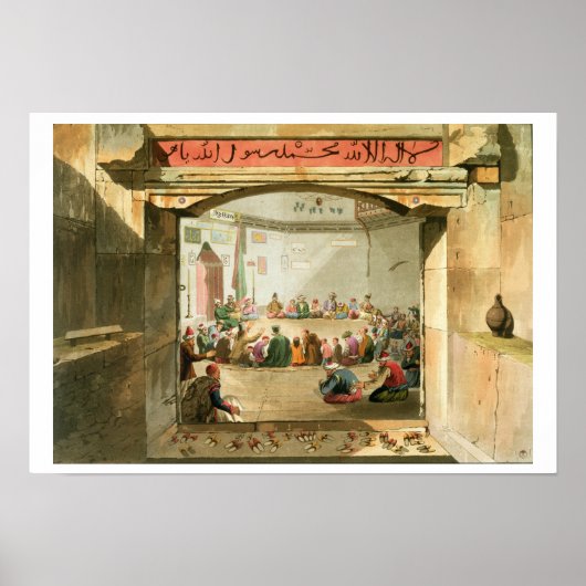 The Entrance to the Tower of the Winds, Athene, fo Poster (Voorkant)