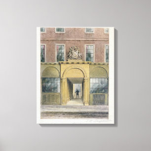The Entrance to Weavers Hall, 1854 Canvas Afdruk
