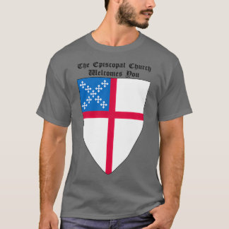 The Episcopal Church Shield with Welcomes You T-shirt