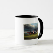 The Epsom Derby, 1821 Mok (Voorkant rechts)
