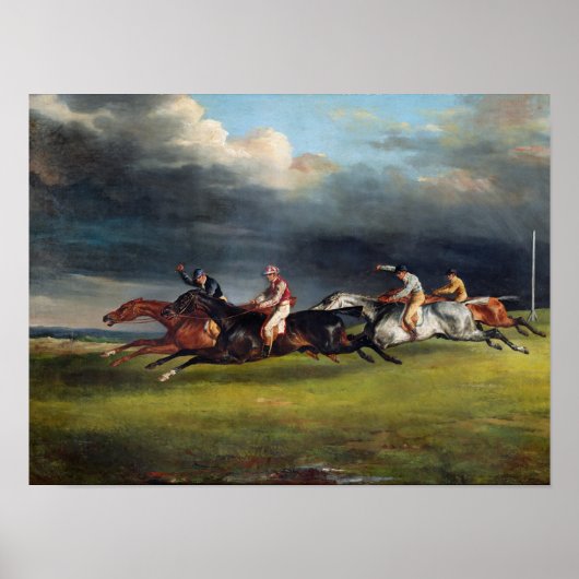The Epsom Derby, 1821 Poster (Voorkant)
