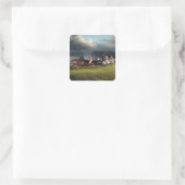 The Epsom Derby, 1821 Vierkante Sticker (Tas)