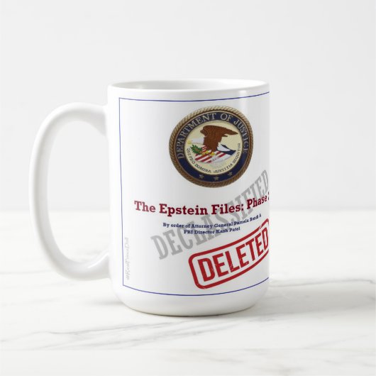 The Epstein Files Phase 2 Mug Koffiemok (Links)