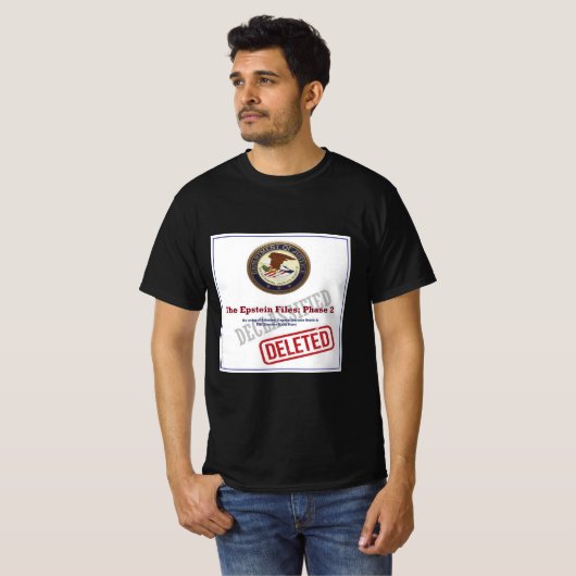The Epstein Files Phase 2 T-shirt (Voorkant volledig)