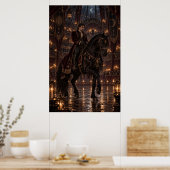 The Equestrian | Gothic Circus Fine Art Poster (Keuken)